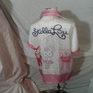 StellaLou Pink and White Shirt